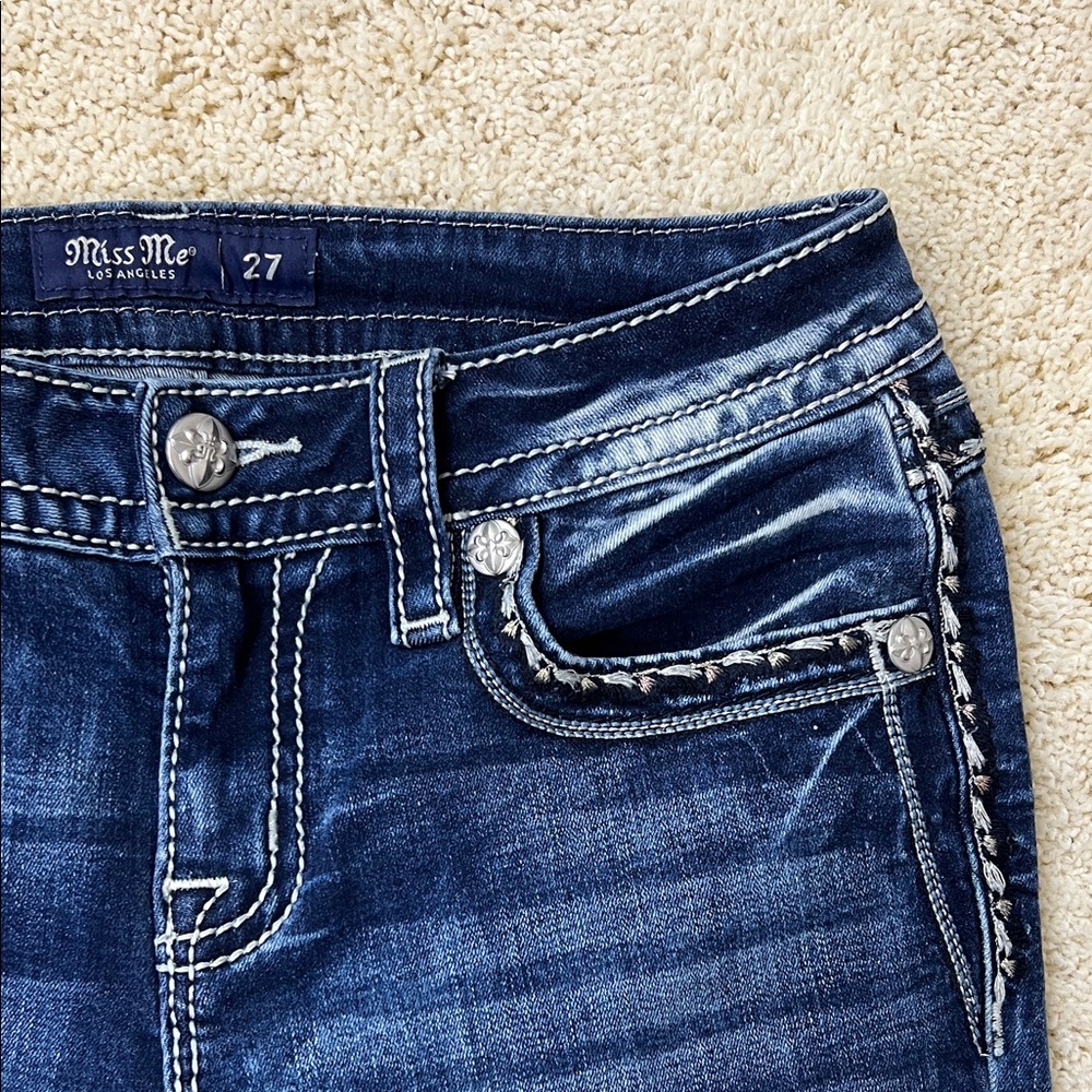 Miss Me Dark Blue Boot Cut Jeans - Picture 9 of 14